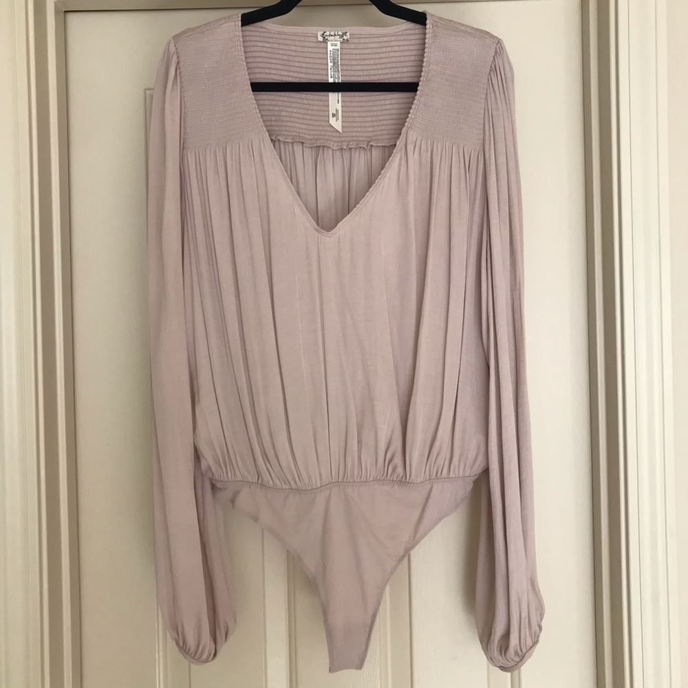 Free People Smockin N Rockin Bodysuit
